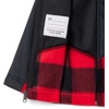 Columbia Youth Infant Steens Mountain II Overlay Fleece Hoodie(Mountain Red Check/Black)