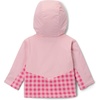 Columbia Youth Infant Steens Mountain II Overlay Fleece Hoodie(Nico Gingham/Satin Pink)