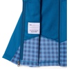 Columbia Youth Infant Steens Mountain II Overlay Fleece Hoodie(Rainy Day Gingham/Phoenix Blue)