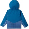 Columbia Youth Infant Steens Mountain II Overlay Fleece Hoodie(Rainy Day Gingham/Phoenix Blue)