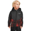 Columbia Youth Infant Steens Mountain II Overlay Fleece Hoodie(Sail Red Omblur Tonal/Black)