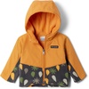 Columbia Youth Infant Steens Mountain II Overlay Fleece Hoodie(Shark Sleet/Sunstone)