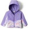 Columbia Youth Infant Steens Mountain II Overlay Fleece Hoodie(Snowdrift Highland/Paisley Purple)