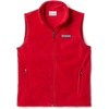 Columbia Youth Steens Mountain Fleece Vest(Mountain Red)