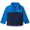Columbia Youth Steens Mountain II 1/4 Snap Fleece Pull-Over(Collegiate Navy/Bright Indigo)