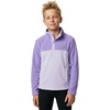 Columbia Youth Steens Mountain II 1/4 Snap Fleece Pull-Over(Purple Tint/Paisley Purple)