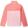 Columbia Youth Steens Mountain II 1/4 Snap Fleece Pull-Over(Satin Pink/Hot Coral)