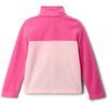 Columbia Youth Steens Mountain II 1/4 Snap Fleece Pull-Over(Satin Pink/Pink Ice)
