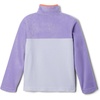 Columbia Youth Steens Mountain II 1/4 Snap Fleece Pull-Over(Snowdrift/Paisley Purple)