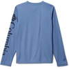 Columbia boys Terminal Tackle Long Sleeve Tee(Bluestone/Collegiate Navy)