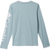 Columbia boys Terminal Tackle Long Sleeve Tee(Crushed Blue/White Logo)