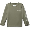 Columbia boys Terminal Tackle Long Sleeve Tee(Cypress/Cool Grey Logo)