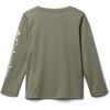 Columbia boys Terminal Tackle Long Sleeve Tee(Cypress/Cool Grey Logo)