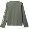Columbia boys Terminal Tackle Long Sleeve Tee(Cypress/Dark Stone Logo)