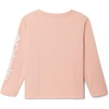 Columbia boys Terminal Tackle Long Sleeve Tee(Light Coral/White Logo)