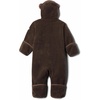 Columbia unisex-baby Tiny Bear Ii Bunting, Warm Soft Fleece(Bark)