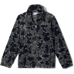 Columbia Boys’ Zing Fleece Jacket Jacket(Black Puzzle Camo)