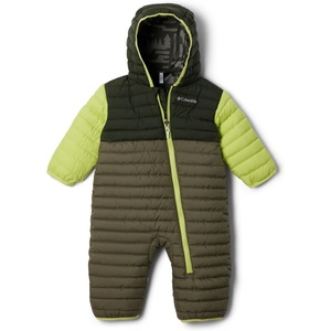 Columbia Kids Powder Lite II Reversible Bunting (Infant)(Stone Green/Greenscape/Voltage)