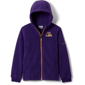 Columbia Youth Collegiate Flanker Fleece Hoodie(Lsu – Vivid Purple)