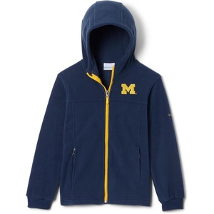 Columbia Youth Collegiate Flanker Fleece Hoodie(Um – Collegiate Navy)