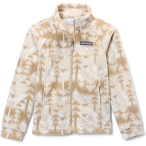 Columbia Youth Girls Toddler Benton Springs II Printed Fleece Jacket(Ancient Fossil Sketchup)