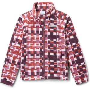 Columbia Youth Girls Toddler Benton Springs II Printed Fleece Jacket(Antique Mauve Unwoven)