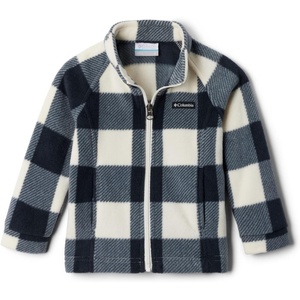 Columbia Youth Girls Toddler Benton Springs II Printed Fleece Jacket(Chalk Check)