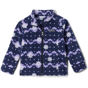 Columbia Youth Girls Toddler Benton Springs II Printed Fleece Jacket(Dark Nocturnal Daisy Dot)