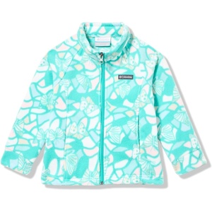 Columbia Youth Girls Toddler Benton Springs II Printed Fleece Jacket(Dolphin Fly High)