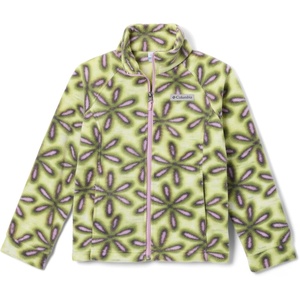 Columbia Youth Girls Toddler Benton Springs II Printed Fleece Jacket(Firefly Hazy Blooms)