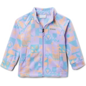 Columbia Youth Girls Toddler Benton Springs II Printed Fleece Jacket(Frosted Purple Quest)