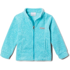 Columbia Youth Girls Toddler Benton Springs II Printed Fleece Jacket(Geyser Terrain)