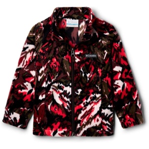 Columbia Youth Girls Toddler Benton Springs II Printed Fleece Jacket(Malbec Landscape Print)