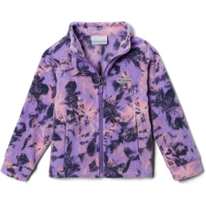 Columbia Youth Girls Toddler Benton Springs II Printed Fleece Jacket(Paisley Purple Aurelian)