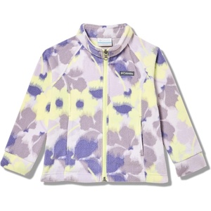 Columbia Youth Girls Toddler Benton Springs II Printed Fleece Jacket(Shale Purple Ikatbloom)