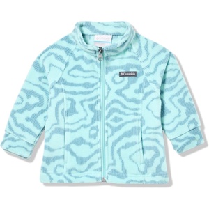 Columbia Youth Girls Toddler Benton Springs II Printed Fleece Jacket(Spray Topoglitch Tonal)