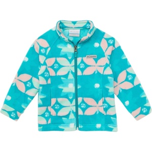 Columbia Youth Girls Toddler Benton Springs II Printed Fleece Jacket(Tropic Water Nostalgia Floral)