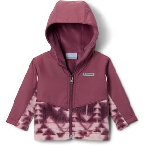 Columbia Youth Infant Steens Mountain II Overlay Fleece Hoodie(Antique Mauve Sketchup/Antique Mauve)