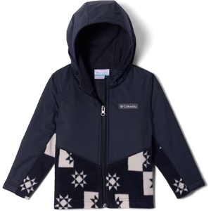 Columbia Youth Infant Steens Mountain II Overlay Fleece Hoodie(Black Boxstar/Black)