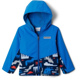 Columbia Youth Infant Steens Mountain II Overlay Fleece Hoodie(Collegiate Navy Highland/Bright Indigo)