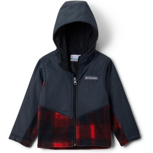 Columbia Youth Infant Steens Mountain II Overlay Fleece Hoodie(Sail Red Omblur Tonal/Black)