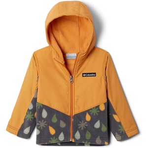 Columbia Youth Infant Steens Mountain II Overlay Fleece Hoodie(Shark Sleet/Sunstone)