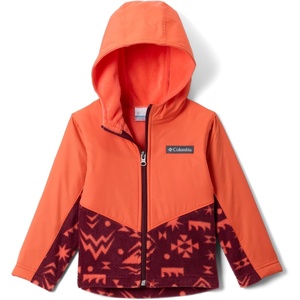 Columbia Youth Infant Steens Mountain II Overlay Fleece Hoodie(Zing Peaked Tonal/Zing)