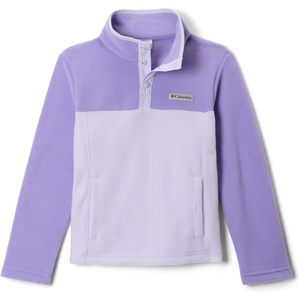 Columbia Youth Steens Mountain II 1/4 Snap Fleece Pull-Over(Purple Tint/Paisley Purple)