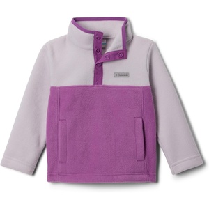 Columbia Youth Steens Mountain II 1/4 Snap Fleece Pull-Over(Razzle/Lavender Pearl)