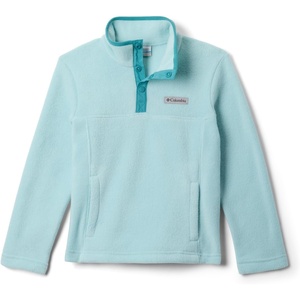 Columbia Youth Steens Mountain II 1/4 Snap Fleece Pull-Over(Spray/Teal)