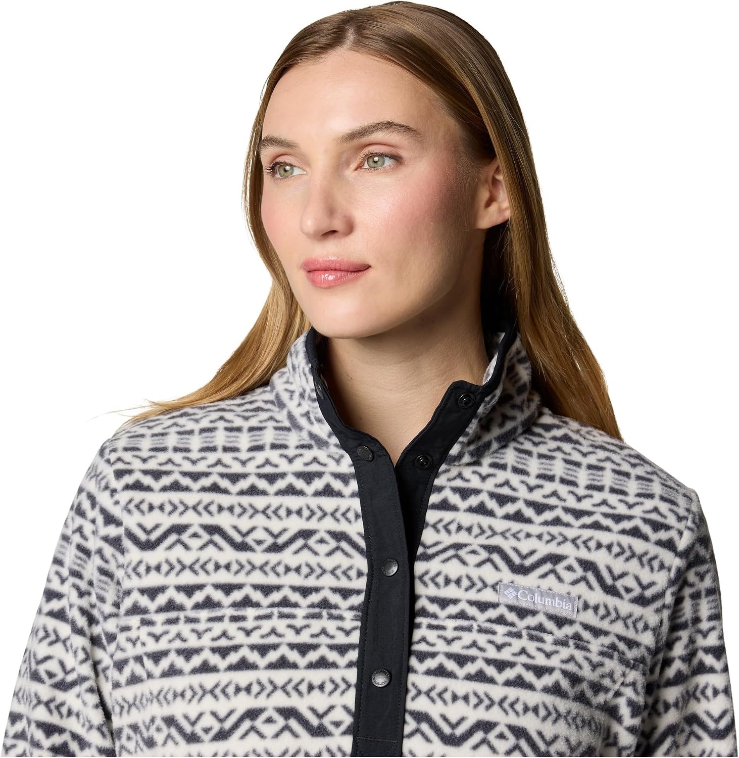 image:imageColumbia Benton Springs Printed 12 SnapChalk Madras Tonal