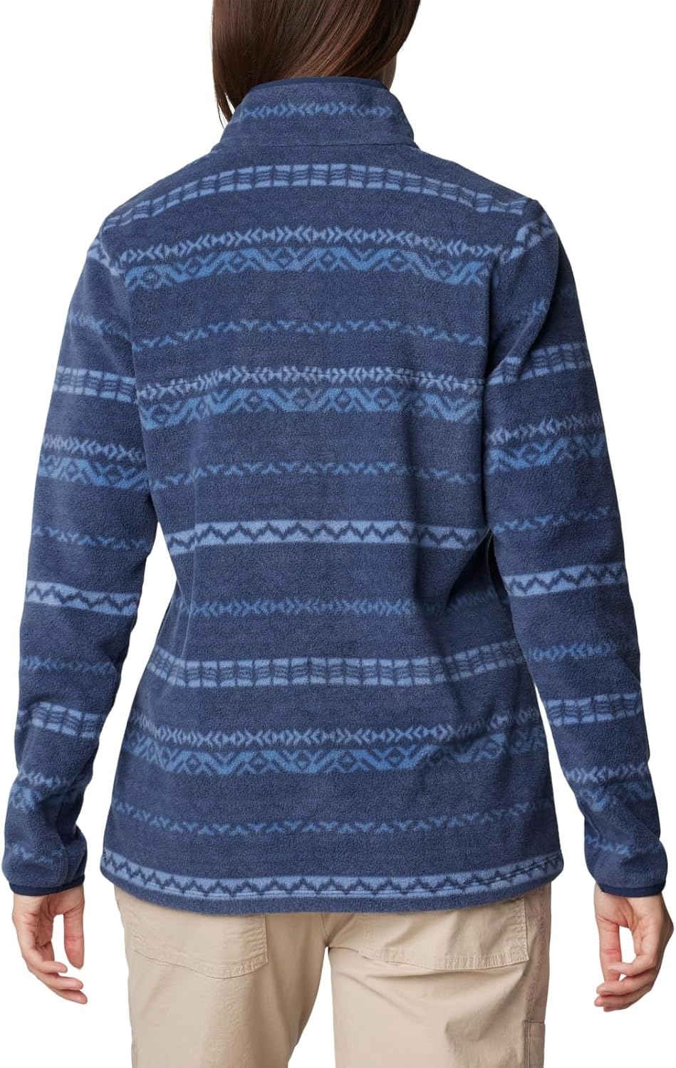 image:imageColumbia Benton Springs Printed 12 SnapCollegiate Navy Madras