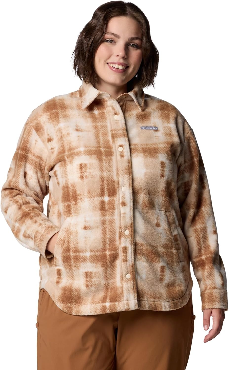 image:imageColumbia Benton Springs Shirt Jacket IICamel Brown Omblur