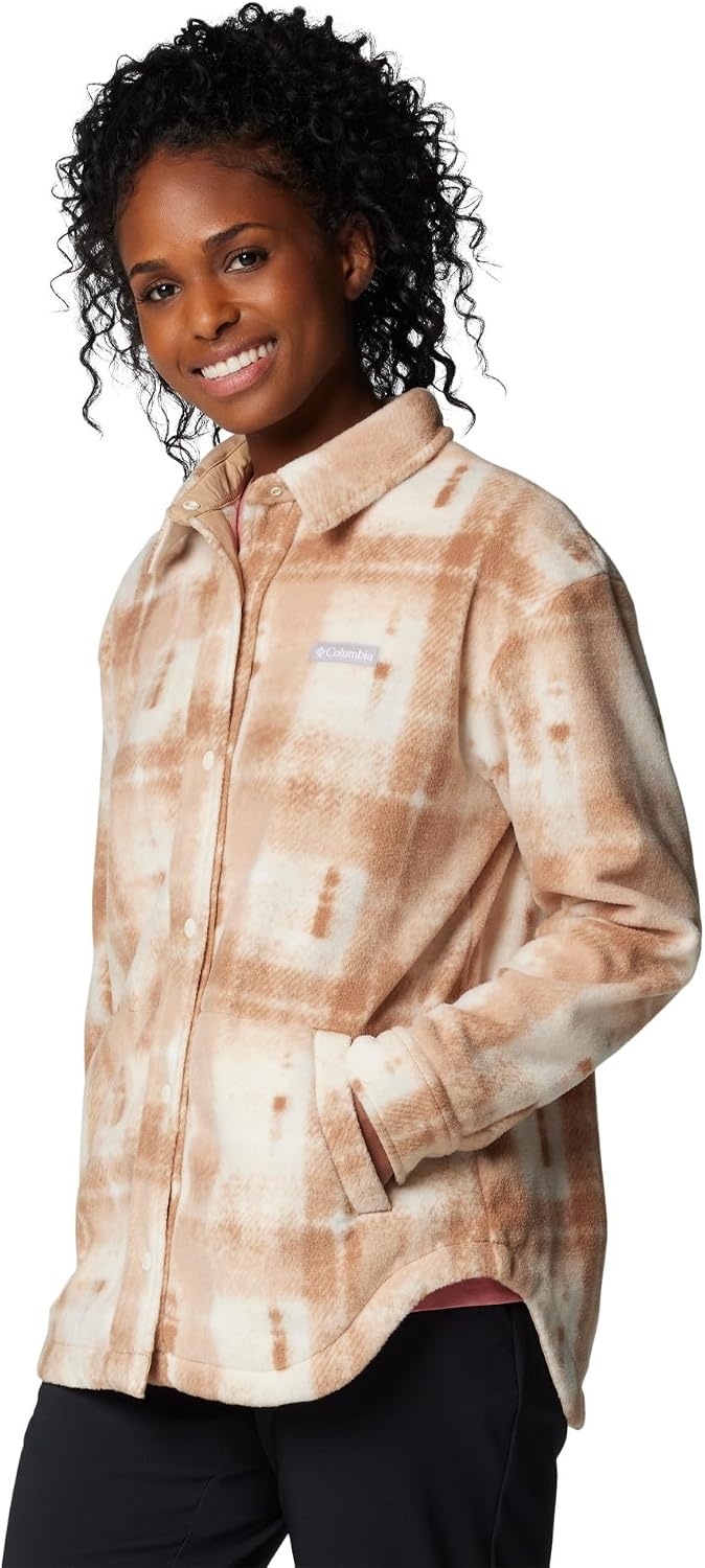 image:imageColumbia Benton Springs Shirt Jacket IICamel Brown Omblur